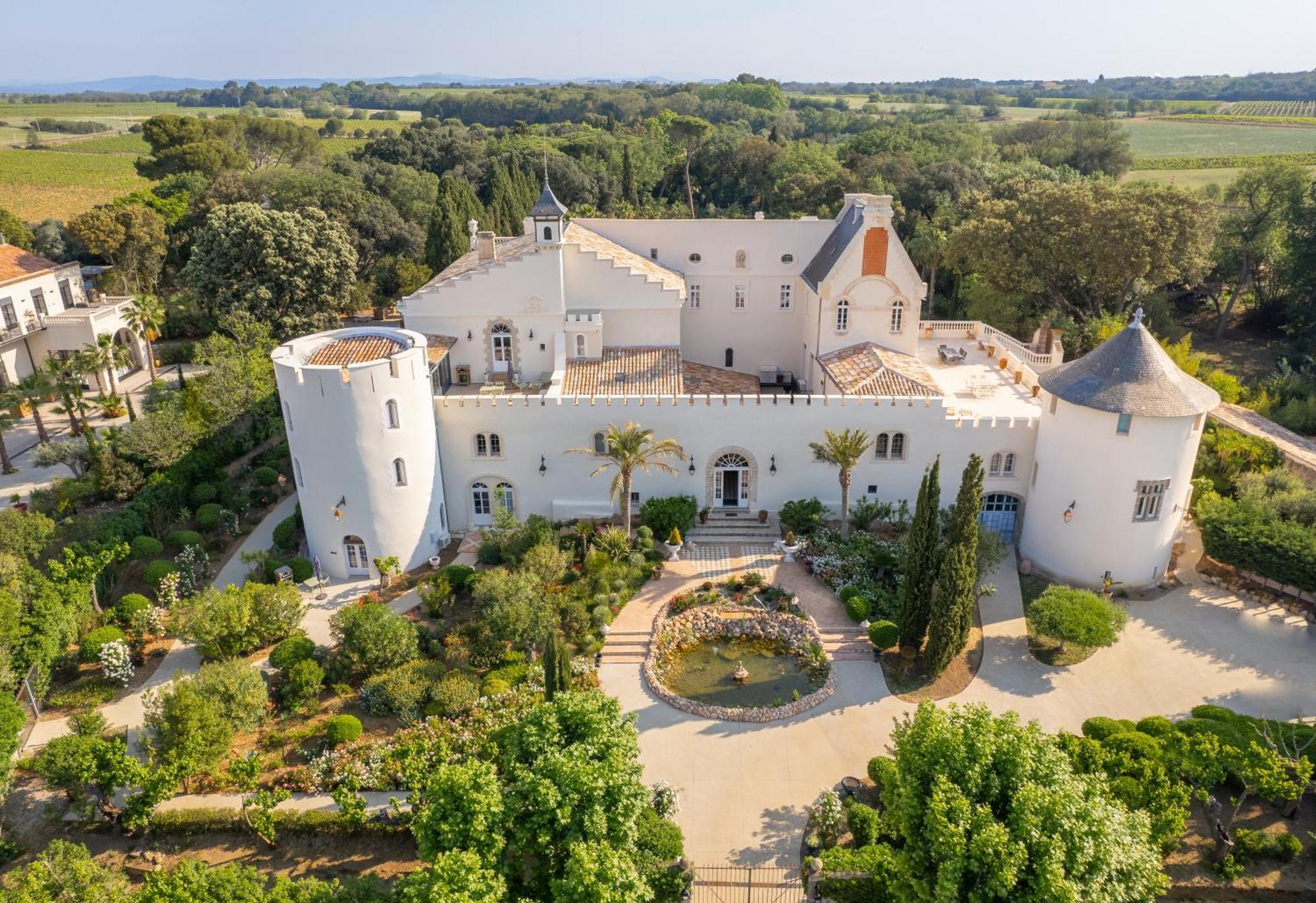 Chateau Hermitage De Combas Servian Екстериор снимка